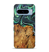 Pixel 8 Pro Wood Live Edge Phone Case - Leann (Green, 730353)