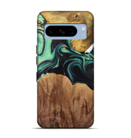 Pixel 8 Pro Wood Live Edge Phone Case - Liddie (Green, 730355)