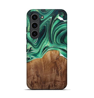 Galaxy S23 Wood Live Edge Phone Case - Nita (Green, 730372)