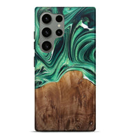 Galaxy S24 Ultra Wood Live Edge Phone Case - Nita (Green, 730372)