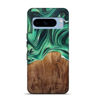 Pixel 8 Pro Wood Live Edge Phone Case - Nita (Green, 730372)