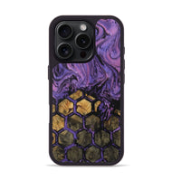 iPhone 16 Pro Wood Phone Case - Tadio (Pattern, 730381)