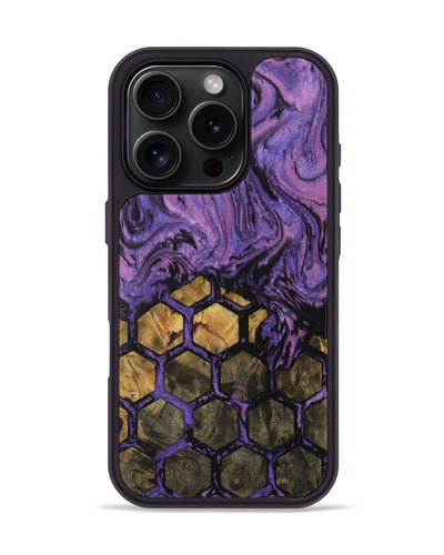 iPhone 16 Pro Wood Phone Case - Tadio (Pattern, 730381)