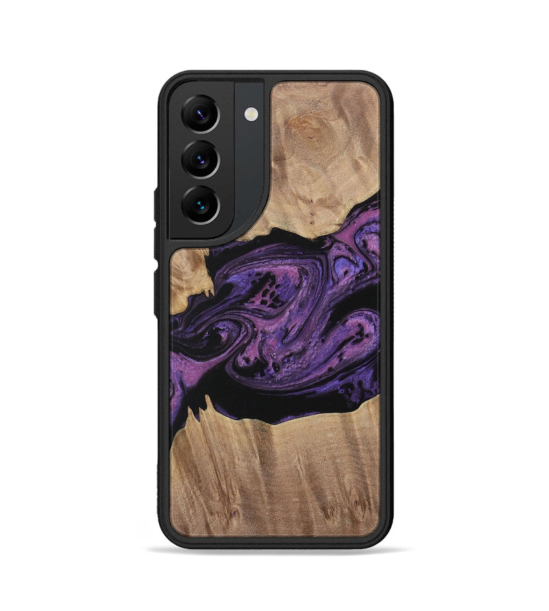 Galaxy S22 Wood Phone Case - Geza (Purple, 730382)