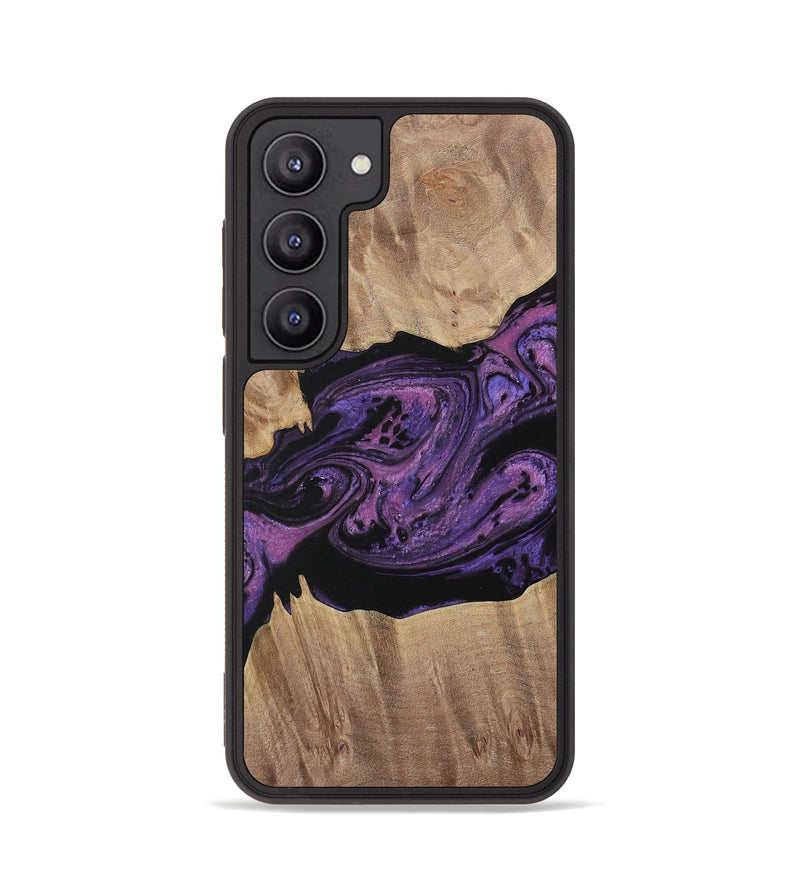 Galaxy S23 Wood Phone Case - Geza (Purple, 730382)