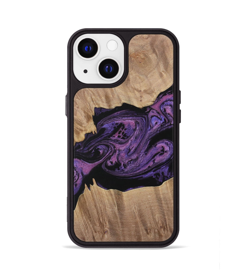 iPhone 13 Wood Phone Case - Geza (Purple, 730382)