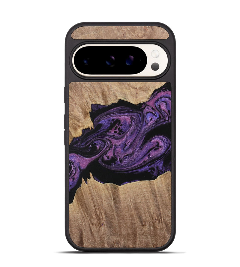 Pixel 9 Pro Wood Phone Case - Geza (Purple, 730382)