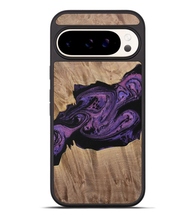 Pixel 9 Pro XL Wood Phone Case - Geza (Purple, 730382)