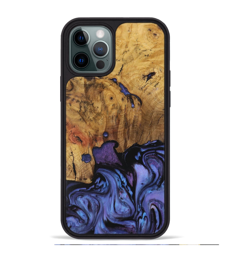 iPhone 12 Pro Max Wood Phone Case - Doss (Purple, 730391)