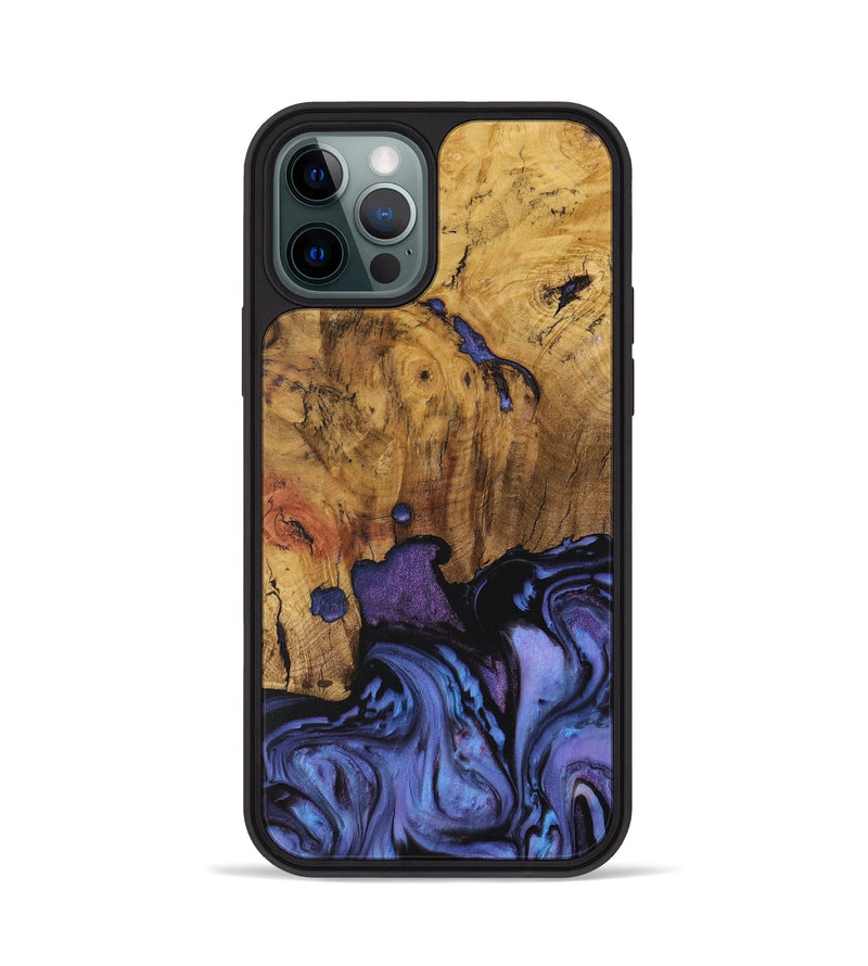 iPhone 12 Pro Wood Phone Case - Doss (Purple, 730391)