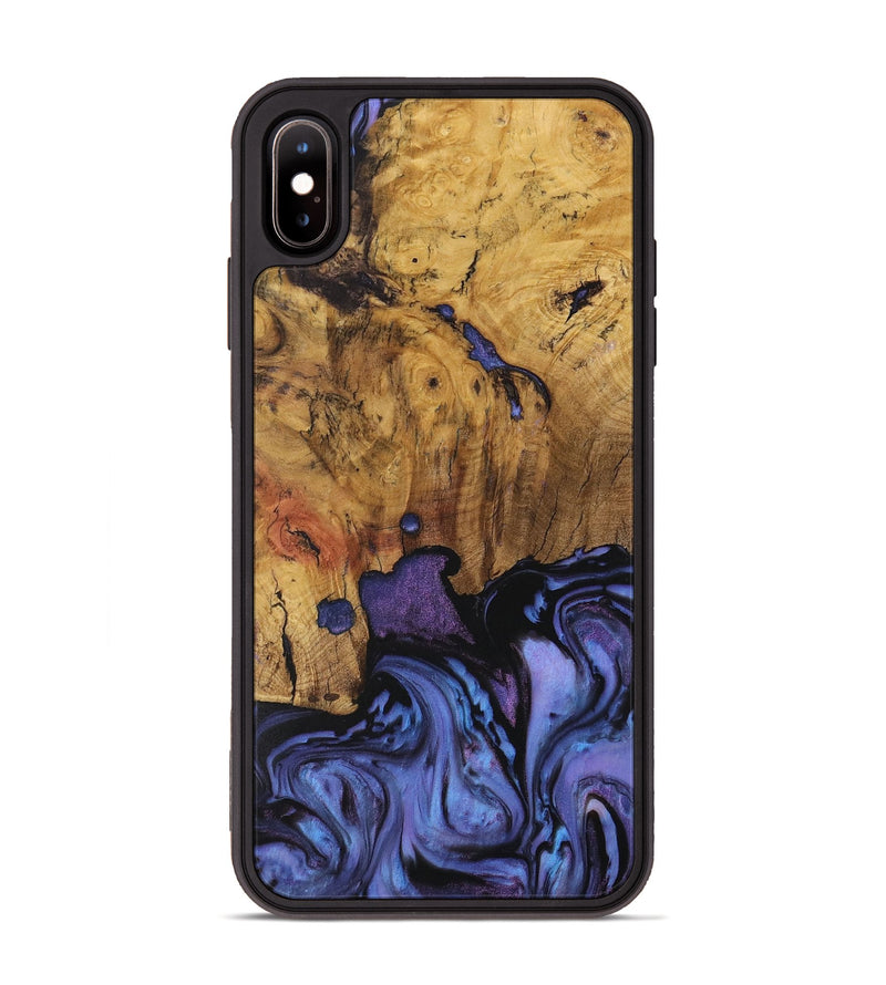 iPhone Xs Max Wood Phone Case - Doss (Purple, 730391)