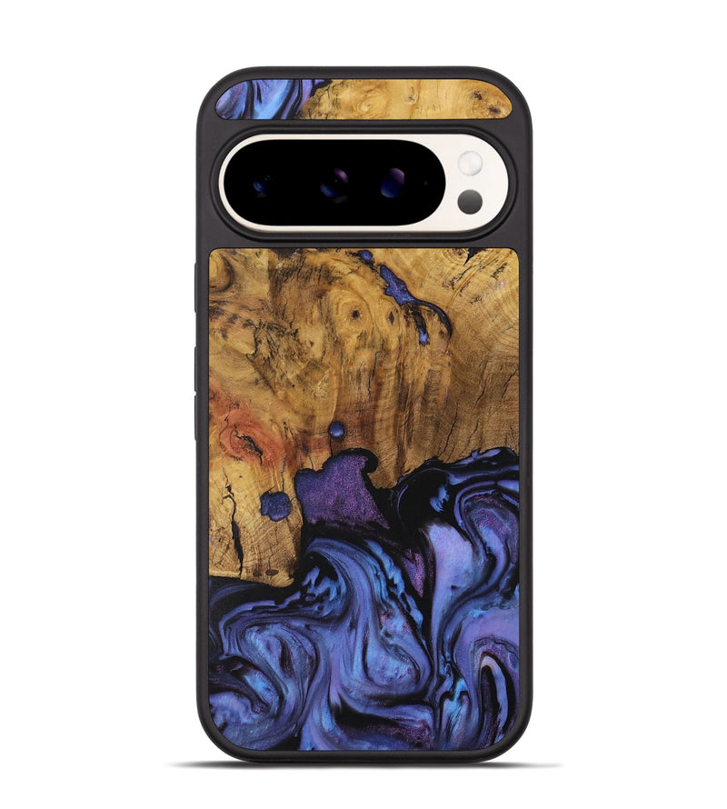 Pixel 9 Pro Wood Phone Case - Doss (Purple, 730391)