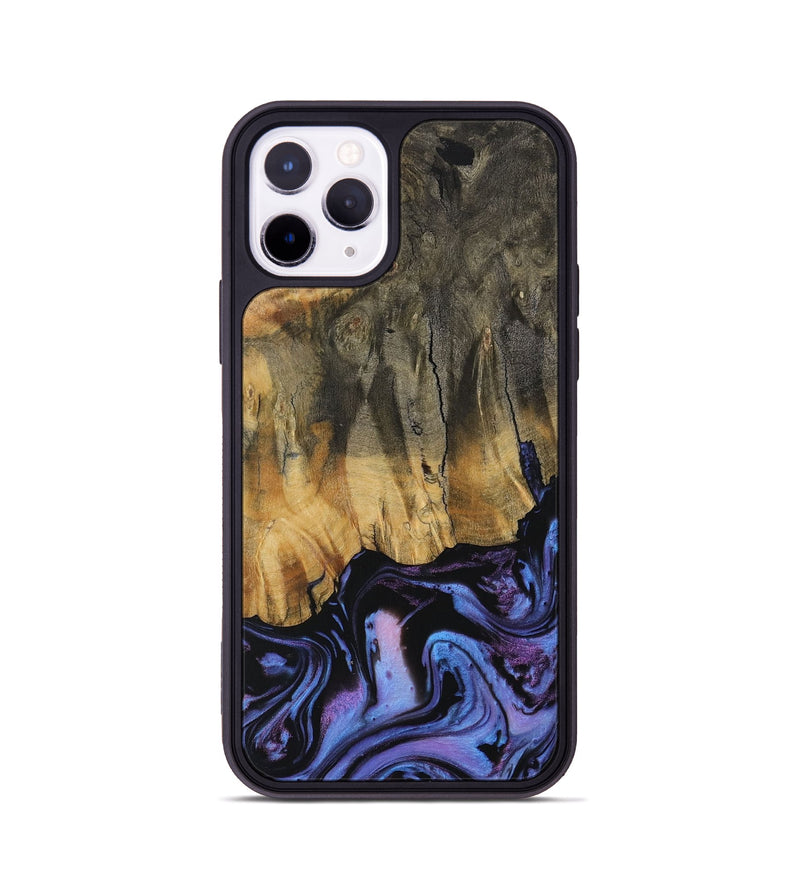 iPhone 11 Pro Wood Phone Case - Carolle (Purple, 730395)