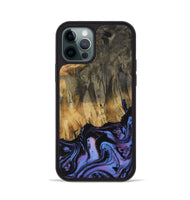 iPhone 12 Pro Wood Phone Case - Carolle (Purple, 730395)