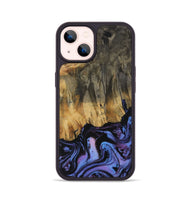 iPhone 14 Wood Phone Case - Carolle (Purple, 730395)