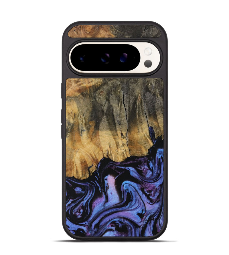 Pixel 9 Pro Wood Phone Case - Carolle (Purple, 730395)