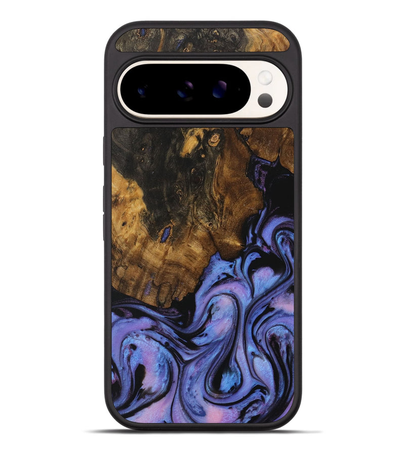 Pixel 9 Pro XL Wood Phone Case - Elleke (Purple, 730403)