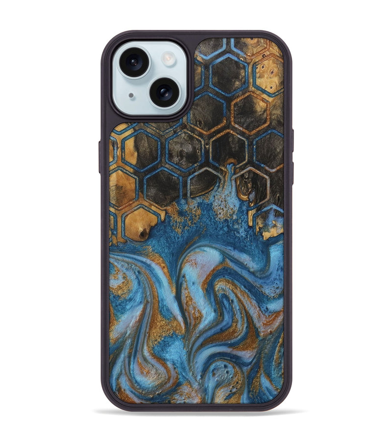 iPhone 15 Plus Wood Phone Case - Torry (Pattern, 730409)