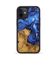 iPhone 12 Wood Phone Case - Kailyn (Blue, 730418)