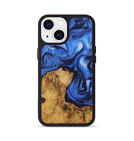 iPhone 13 Wood Phone Case - Kailyn (Blue, 730418)