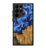 Galaxy S22 Ultra Wood Phone Case - Lavada (Blue, 730427)