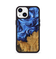 iPhone 13 Wood Phone Case - Lavada (Blue, 730427)