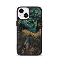 iPhone 13 Wood Phone Case - Gita (Green, 730442)