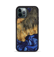 iPhone 12 Pro Wood Phone Case - Dodi (Blue, 730454)