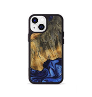 iPhone 13 mini Wood Phone Case - Dodi (Blue, 730454)