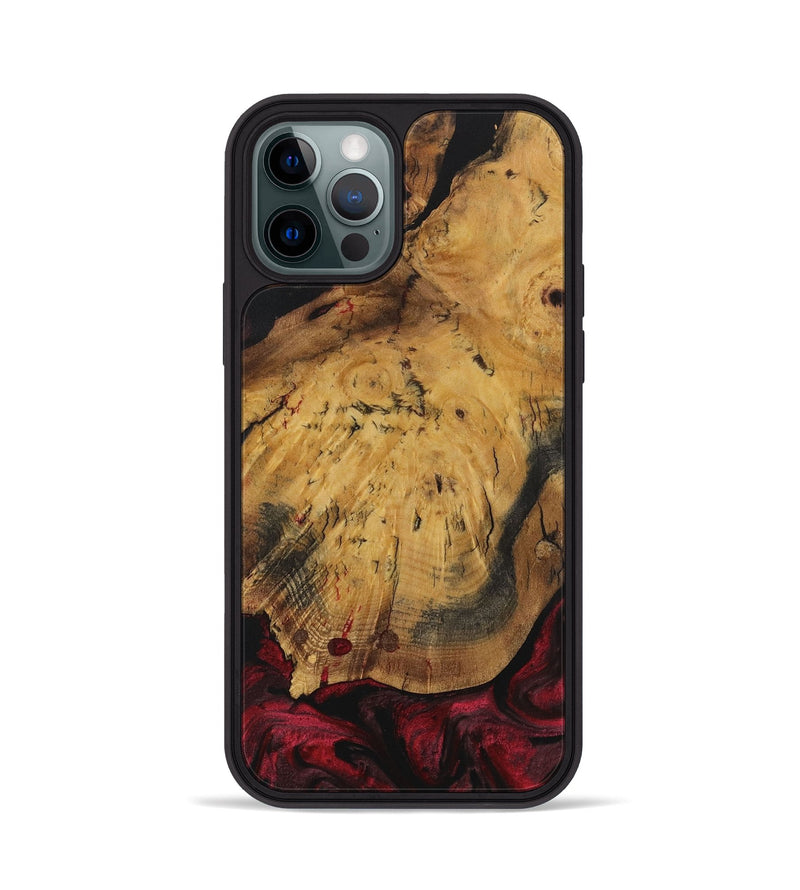 iPhone 12 Pro Wood Phone Case - Andres (Red, 730455)