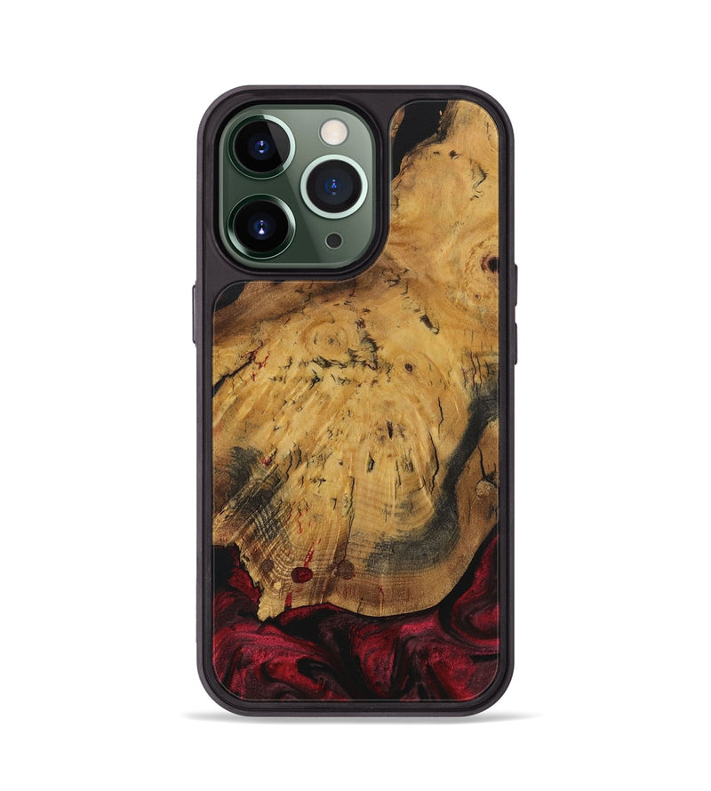 iPhone 13 Pro Wood Phone Case - Andres (Red, 730455)