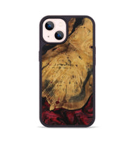 iPhone 14 Wood Phone Case - Andres (Red, 730455)