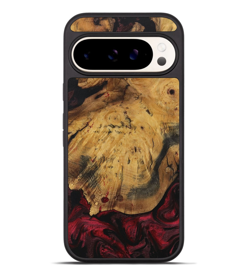 Pixel 9 Pro XL Wood Phone Case - Andres (Red, 730455)