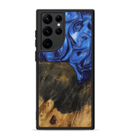 Galaxy S22 Ultra Wood Phone Case - Noelyn (Blue, 730456)