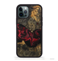 iPhone 12 Pro Max Wood Phone Case - Lurena (Red, 730466)