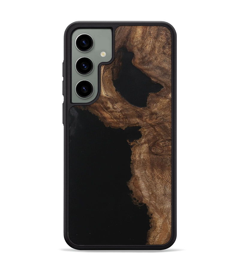 Galaxy S24 Plus Wood Phone Case - Hilmi (Pure Black, 730467)