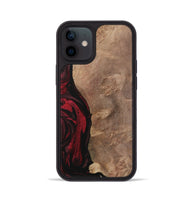 iPhone 12 Wood Phone Case - Barnett (Red, 730468)