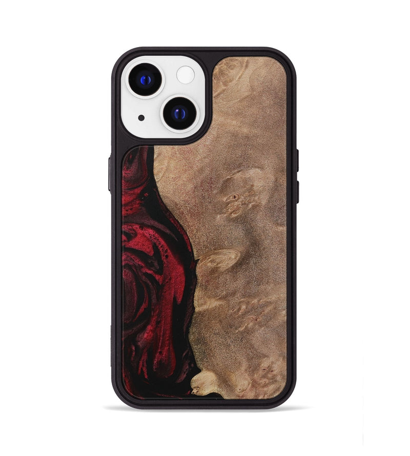 iPhone 13 Wood Phone Case - Barnett (Red, 730468)