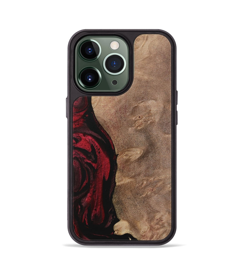 iPhone 13 Pro Wood Phone Case - Barnett (Red, 730468)