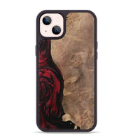 iPhone 14 Plus Wood Phone Case - Barnett (Red, 730468)