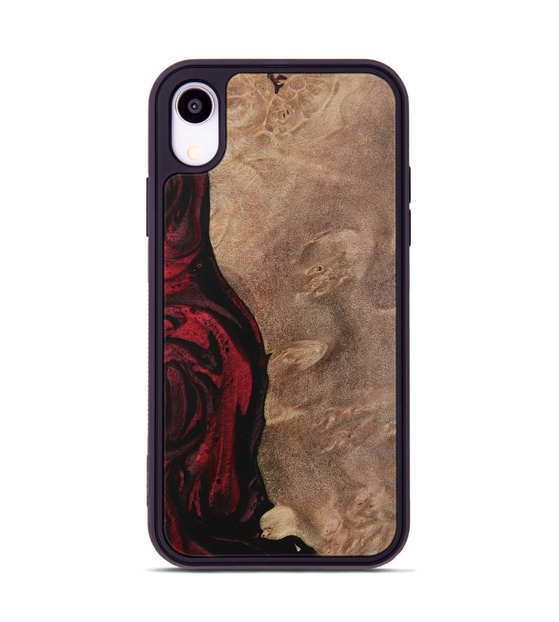 iPhone Xr Wood Phone Case - Barnett (Red, 730468)