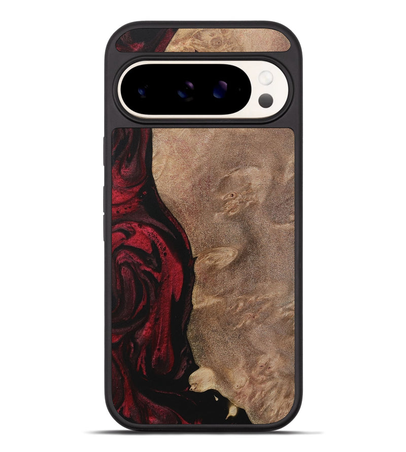 Pixel 9 Pro XL Wood Phone Case - Barnett (Red, 730468)