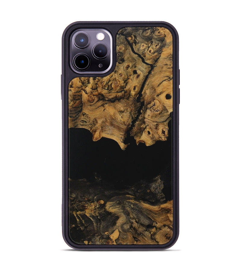 iPhone 11 Pro Max Wood Phone Case - Raina (Pure Black, 730469)