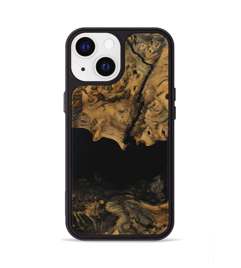 iPhone 13 Wood Phone Case - Raina (Pure Black, 730469)