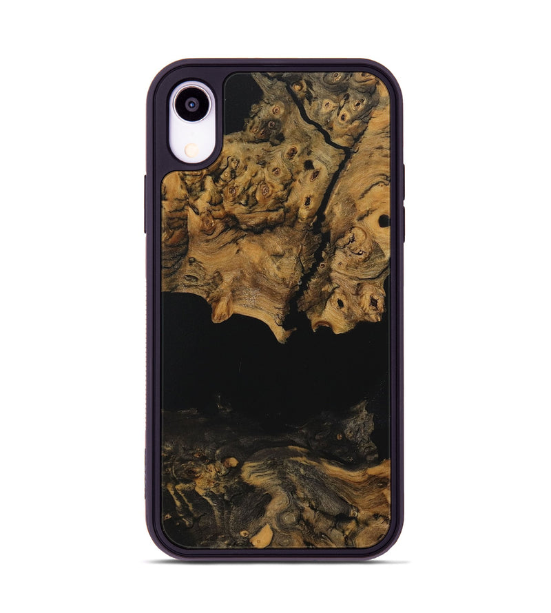 iPhone Xr Wood Phone Case - Raina (Pure Black, 730469)