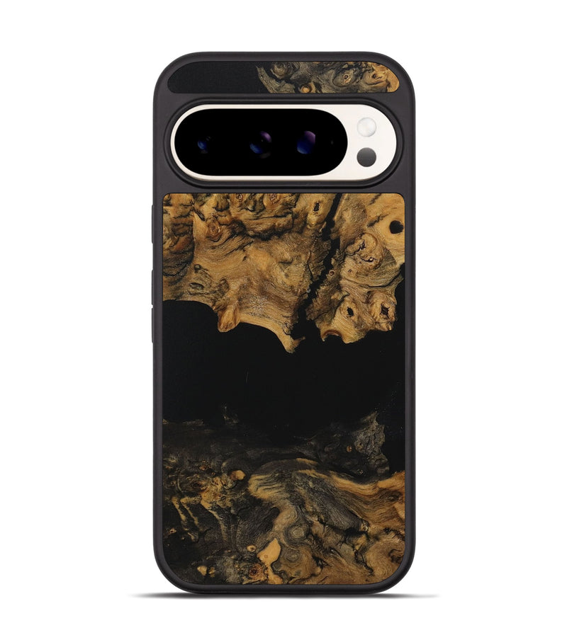 Pixel 9 Wood Phone Case - Raina (Pure Black, 730469)