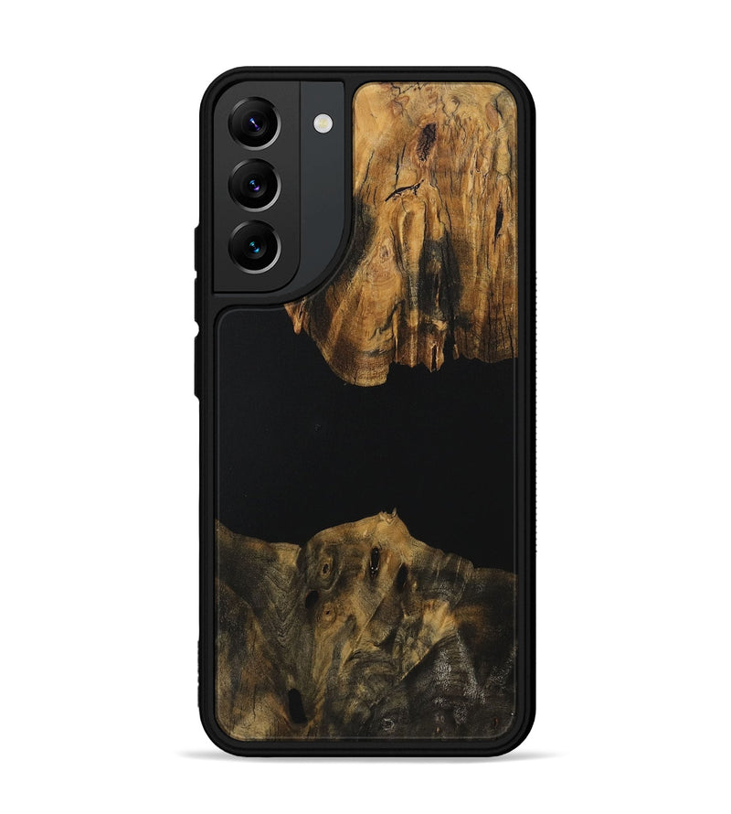 Galaxy S22 Plus Wood Phone Case - Shaine (Pure Black, 730470)