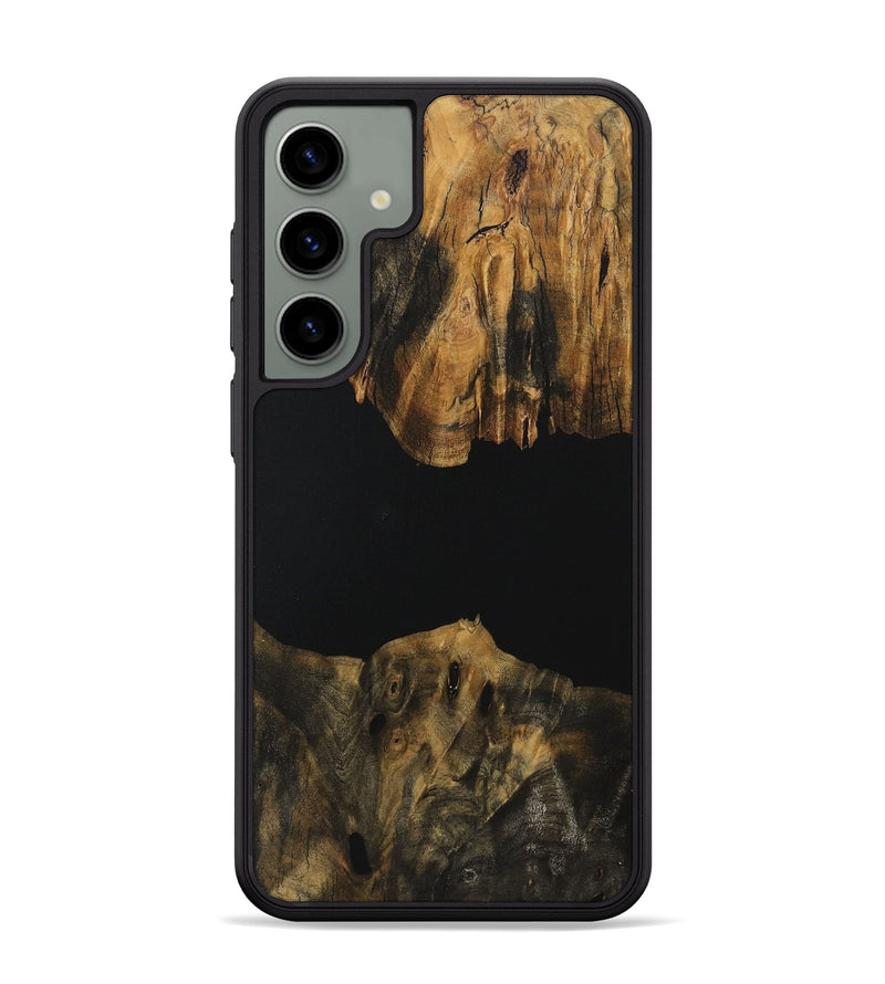 Galaxy S24 Plus Wood Phone Case - Shaine (Pure Black, 730470)