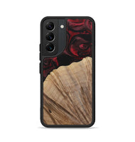 Galaxy S22 Wood Phone Case - Kouji (Red, 730473)