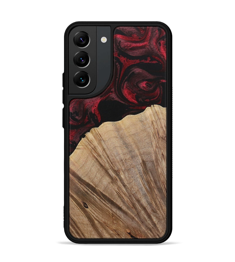 Galaxy S22 Plus Wood Phone Case - Kouji (Red, 730473)